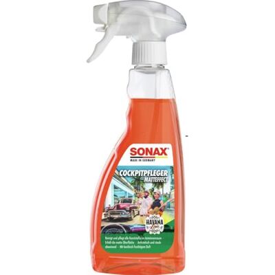 SONAX CockpitPfleger Matteffect Havana Love (500 ml) Cockpitreiniger reinigt und pflegt alle Kunststoffoberflächen im Autoinnenraum SONAX CockpitPfleger Matteffect Havana Love (500 ml) Cockpitreiniger reinigt und pflegt alle Kunststoffoberflächen im Autoinnenraum