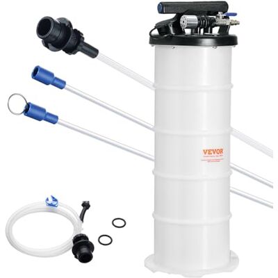 VEVOR Ölabsaugpumpe 6,5L Manuell Pneumatisch Ölabsauggerät 0,4–0,8 MPa Ölwechselpumpe Auto Absaugpumpe Handpumpe Flüssigkeitsabsaugpumpe Geeignet zum Absaugen von Motoröl Getriebeöl Bremsflüssigkeit VEVOR Ölabsaugpumpe 6,5L Manuell Pneumatisch Ölabsauggerät 0,4–0,8 MPa Ölwechselpumpe Auto Absaugpumpe Handpumpe Flüssigkeitsabsaugpumpe Geeignet zum Absaugen von Motoröl Getriebeöl Bremsflüssigkeit