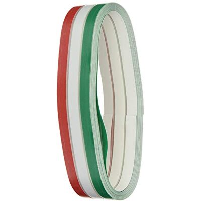 4R Quattroerre.it 10600 Selbstklebende Zierstreifen für Autos, Italien Flagge, 35 mm x 5 mt, Tricolore Italia 4R Quattroerre.it 10600 Selbstklebende Zierstreifen für Autos, Italien Flagge, 35 mm x 5 mt, Tricolore Italia