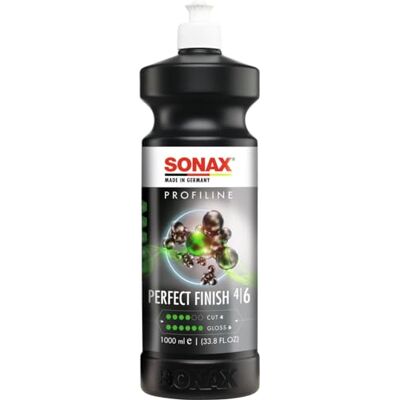 SONAX PROFILINE PerfectFinish (1 Liter) Finishpolitur Finishpolitur zum 1-stufigen Polieren von lokal ausgeschliffenen Lackschäden wie Staubeinschlüssen oder Läufern SONAX PROFILINE PerfectFinish (1 Liter) Finishpolitur Finishpolitur zum 1-stufigen Polieren von lokal ausgeschliffenen Lackschäden wie Staubeinschlüssen oder Läufern