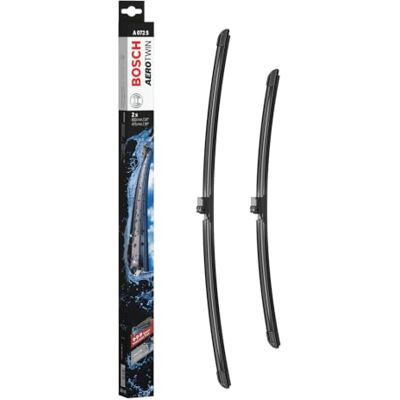 Bosch Aerotwin A 072 S Front-Scheibenwischer 2 Wischblätter Set mit 2 Ersatz-Scheibenwischern und vormontiertem Adapter, 600 mm und 475 mm Bosch Aerotwin A 072 S Front-Scheibenwischer 2 Wischblätter Set mit 2 Ersatz-Scheibenwischern und vormontiertem Adapter, 600 mm und 475 mm