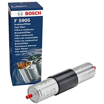 Bosch F5905 Benzinfilter für Autos scheidet Partikel vom Kraftstoff ab schützt die Einspritzanlage Bosch F5905 Benzinfilter für Autos scheidet Partikel vom Kraftstoff ab schützt die Einspritzanlage