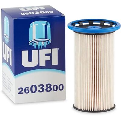 UFI Filters, Dieselfilter 26.038.00, Ersatz-Kraftstofffilter, Geeignet für Autos, Anwendbar auf verschiedene Modelle wie Audi, Seat, Skoda und Volkswagen UFI Filters, Dieselfilter 26.038.00, Ersatz-Kraftstofffilter, Geeignet für Autos, Anwendbar auf verschiedene Modelle wie Audi, Seat, Skoda und Volkswagen