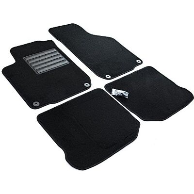 MTM MDM SP-3669 Fußmatten Velours Autoteppich passend für VW Golf 4 (1J) 1998>2003 / New Beetle 1998>2011 / Seat Bora 1998>2011 / Leon I 99>05 MTM MDM SP-3669 Fußmatten Velours Autoteppich passend für VW Golf 4 (1J) 1998>2003 / New Beetle 1998>2011 / Seat Bora 1998>2011 / Leon I 99>05