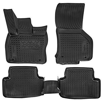 J&J AUTOMOTIVE 3D Gummimatten Auto Matten Fussmatten Kompatibel mit Octavia 3, 2013-2019, 4, ab 2019, Rand 4-5 cm, Allwetter, 4Tlg, Premium Qualität J&J AUTOMOTIVE 3D Gummimatten Auto Matten Fussmatten Kompatibel mit Octavia 3, 2013-2019, 4, ab 2019, Rand 4-5 cm, Allwetter, 4Tlg, Premium Qualität