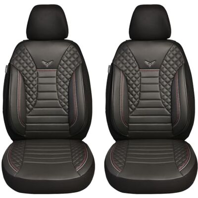 BREMER SITZBEZÜGE Maß Auto Schonbezüge kompatibel mit Toyota Proace Verso Kasten 2 Fahrer & Beifahrer Set ab 2016 / Auto Schonbezug Velour Kunstleder Set 2er Pack in Schwarz (PS804) BREMER SITZBEZÜGE Maß Auto Schonbezüge kompatibel mit Toyota Proace Verso Kasten 2 Fahrer & Beifahrer Set ab 2016 / Auto Schonbezug Velour Kunstleder Set 2er Pack in Schwarz (PS804)
