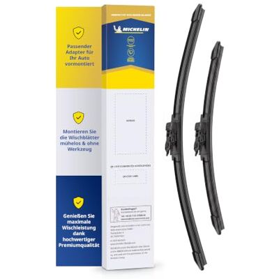 Michelin Perfect Fit 167 Scheibenwischer Set 600/350mm Kompatibel mit: Fiat 500/500C/Panda, Abarth 500/500C, Ford Ka II/Ranger, Nissan Juke, Renault Zoe Michelin Perfect Fit 167 Scheibenwischer Set 600/350mm Kompatibel mit: Fiat 500/500C/Panda, Abarth 500/500C, Ford Ka II/Ranger, Nissan Juke, Renault Zoe