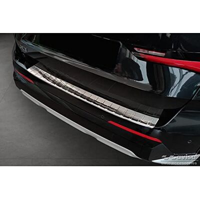 Avisa Edelstahl Heckstoßstangenschutz kompatibel mit BMW X1 U11 / X1 U11 xLine 2022- 'Ribs', Silber Avisa Edelstahl Heckstoßstangenschutz kompatibel mit BMW X1 U11 / X1 U11 xLine 2022- 'Ribs', Silber
