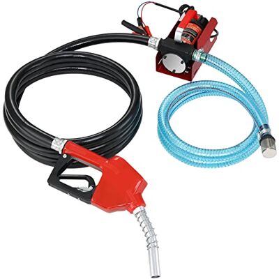 VEVOR Dieselpumpe, 155 W Kraftstoffpumpe Absaugpumpe, 1/4 PS Heizölpumpe 12 V 8 m Förderhöhe 3 m Saughöhe Selbstansaugend Automatik-Zapfpistole 4 m Auslassschlauch für Diesel Kerosin Transformatoröl VEVOR Dieselpumpe, 155 W Kraftstoffpumpe Absaugpumpe, 1/4 PS Heizölpumpe 12 V 8 m Förderhöhe 3 m Saughöhe Selbstansaugend Automatik-Zapfpistole 4 m Auslassschlauch für Diesel Kerosin Transformatoröl