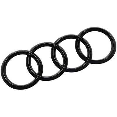 Audi 8W9071802 Zeichen Ringe Black Edition Emblem Blackline Logo schwarz Audi 8W9071802 Zeichen Ringe Black Edition Emblem Blackline Logo schwarz