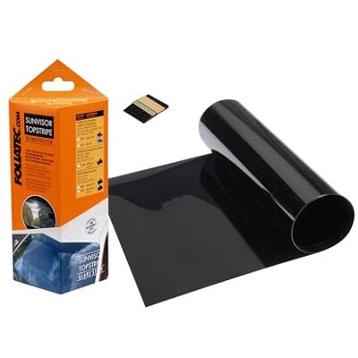 Foliatec TOPSTRIPE Blendstreifen Sonnenkeil, schwarz, 15 x 152 cm Foliatec TOPSTRIPE Blendstreifen Sonnenkeil, schwarz, 15 x 152 cm