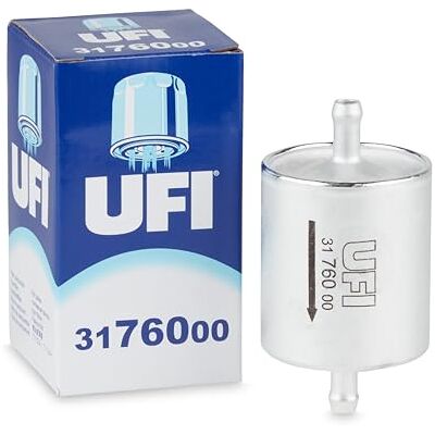 UFI Filters, Dieselfilter 31.760.00, Ersatz-Kraftstofffilter, Geeignet für Motorrad, Anwendbar auf verschiedene Modelle wie Aprilia, BMW, Cagiva, Ducati, Moto Guzzi, Rosenbauer und Triumph UFI Filters, Dieselfilter 31.760.00, Ersatz-Kraftstofffilter, Geeignet für Motorrad, Anwendbar auf verschiedene Modelle wie Aprilia, BMW, Cagiva, Ducati, Moto Guzzi, Rosenbauer und Triumph