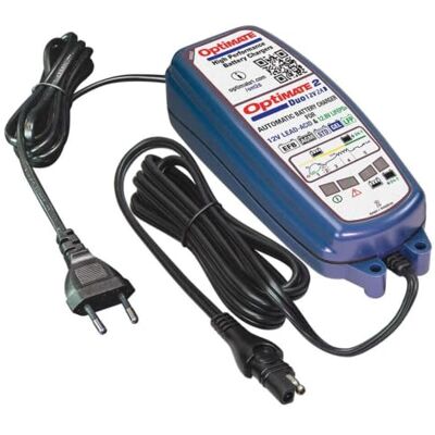 OptiMate 2 DUO 12V / 12,8V Batterieladegerät & Wartungsgerät – Automatisches 5-Stufen-Smart-Ladegerät (2A) – Für Blei-Säure- und Lithium-LiFePO4-Batterien – Sichere 24/7-Wartung, wetterfest OptiMate 2 DUO 12V / 12,8V Batterieladegerät & Wartungsgerät – Automatisches 5-Stufen-Smart-Ladegerät (2A) – Für Blei-Säure- und Lithium-LiFePO4-Batterien – Sichere 24/7-Wartung, wetterfest