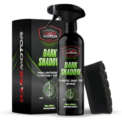 Bass Motor BassMotor Kunststoff- und Reifenpolitur für Auto, Motorrad, altes Gummi. Bringt Glanz zurück, für innen/außen. Dark Shadow 500ml + Premium Schwamm. Bass Motor BassMotor Kunststoff- und Reifenpolitur für Auto, Motorrad, altes Gummi. Bringt Glanz zurück, für innen/außen. Dark Shadow 500ml + Premium Schwamm.