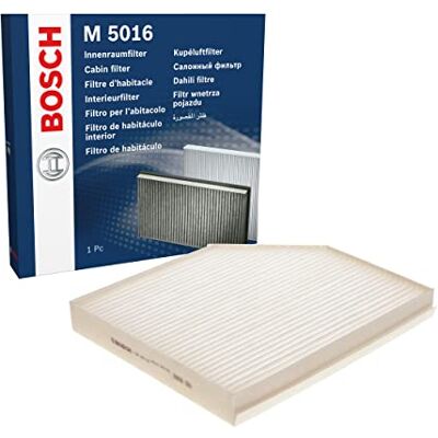 Bosch M5016 Standard Innenraumfilter filtert Pollen und Staub Ersatzfilter für bessere Luftqualität im Fahrzeuginnenraum Bosch M5016 Standard Innenraumfilter filtert Pollen und Staub Ersatzfilter für bessere Luftqualität im Fahrzeuginnenraum