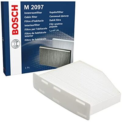 Bosch M2097 Standard Innenraumfilter filtert Pollen und Staub Ersatzfilter für bessere Luftqualität im Fahrzeuginnenraum Bosch M2097 Standard Innenraumfilter filtert Pollen und Staub Ersatzfilter für bessere Luftqualität im Fahrzeuginnenraum