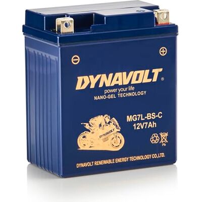 Dynavolt NANO-GEL MG7L-BS-C Motorradbatterie 12V 7Ah 200A. Ersetzt YTX7L-BS. Maße: 113x69x130mm. Wartungsfreie Motorradbatterien mit Nano-Gel-Technologie. Ideal für Rennmotorräder Dynavolt NANO-GEL MG7L-BS-C Motorradbatterie 12V 7Ah 200A. Ersetzt YTX7L-BS. Maße: 113x69x130mm. Wartungsfreie Motorradbatterien mit Nano-Gel-Technologie. Ideal für Rennmotorräder