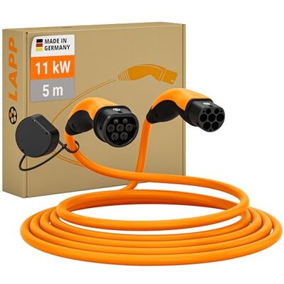 Lapp Mobility Helix Typ 2 Ladekabel 11 kW/Selbstaufrollend / 20 A / 3-Phasig/E-Auto Ladekabel/Mode 3 / 5m Lapp Mobility Helix Typ 2 Ladekabel 11 kW/Selbstaufrollend / 20 A / 3-Phasig/E-Auto Ladekabel/Mode 3 / 5m