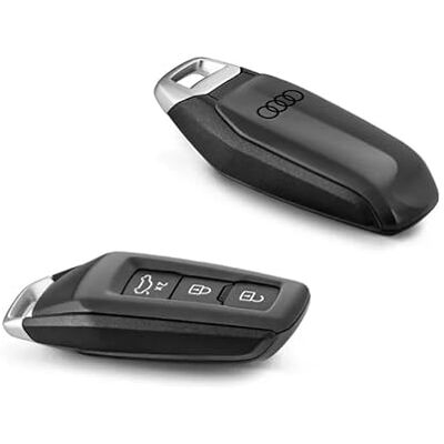 Audi 85H071208AX7C Schlüsselblende Schlüsselcover, mit Ringe Logo, grau *** nicht für Schlüssel mit Panic-Taster *** Audi 85H071208AX7C Schlüsselblende Schlüsselcover, mit Ringe Logo, grau *** nicht für Schlüssel mit Panic-Taster ***