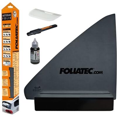 Foliatec Scheiben Tönungsfolie, BLACKNIGHT Dark, 51x400cm + 76x152cm, mit ABG, 85% Verdunkelung Foliatec Scheiben Tönungsfolie, BLACKNIGHT Dark, 51x400cm + 76x152cm, mit ABG, 85% Verdunkelung