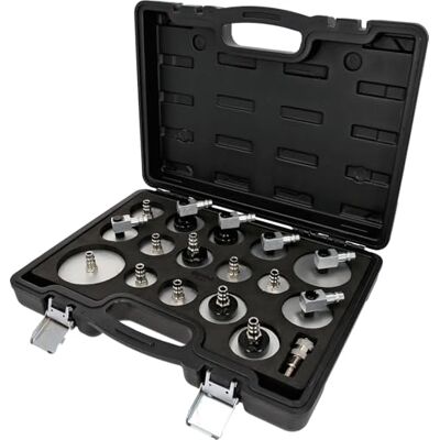 KS Tools 160.0815 Universal-Entlüfterstutzen-Adapter-Satz zur Bremsenentlüftung, 17-TLG KS Tools 160.0815 Universal-Entlüfterstutzen-Adapter-Satz zur Bremsenentlüftung, 17-TLG