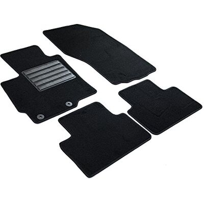 MTM MDM SP-590 Fußmatten Velours Autoteppich passend für Citroen C4 Aircross 05.2012> / Mitsubishi ASX 05.2010> / Peugeot 4008 2012>, black MTM MDM SP-590 Fußmatten Velours Autoteppich passend für Citroen C4 Aircross 05.2012> / Mitsubishi ASX 05.2010> / Peugeot 4008 2012>, black