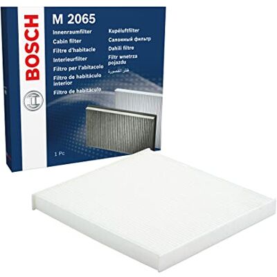 Bosch M2065 Standard Innenraumfilter filtert Pollen und Staub Ersatzfilter für bessere Luftqualität im Fahrzeuginnenraum Bosch M2065 Standard Innenraumfilter filtert Pollen und Staub Ersatzfilter für bessere Luftqualität im Fahrzeuginnenraum
