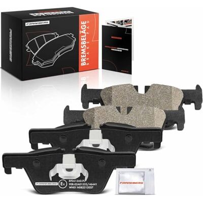 Frankberg Bremsbelagsatz inkl. 4x Bremsbeläge Hinten Kompatibel mit 1er F20 3er Touring F31 2 Cabriolet F23 3er F30 F80 4 Gran Coupe F36 Replace# 34206873094,34216850569 Frankberg Bremsbelagsatz inkl. 4x Bremsbeläge Hinten Kompatibel mit 1er F20 3er Touring F31 2 Cabriolet F23 3er F30 F80 4 Gran Coupe F36 Replace# 34206873094,34216850569