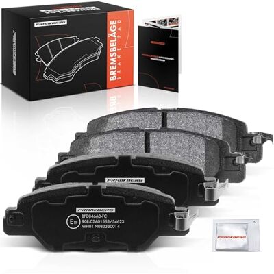 Frankberg Bremsbelagsatz inkl. 4x Bremsbeläge Hinten Kompatibel mit CX-5 KF CX-5 GH KE CX-5 Van KE Replace# KAY02648Z,KBY62648Z Frankberg Bremsbelagsatz inkl. 4x Bremsbeläge Hinten Kompatibel mit CX-5 KF CX-5 GH KE CX-5 Van KE Replace# KAY02648Z,KBY62648Z
