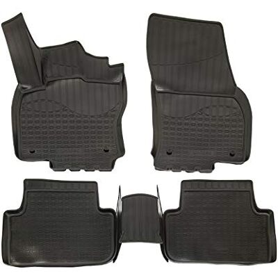 J&J AUTOMOTIVE 3D Gummimatten Auto Matten Fussmatten Kompatibel mit 2, 2016-2024, Rand cca 4cm, Allwetter, 4Tlg, Premium Qualität J&J AUTOMOTIVE 3D Gummimatten Auto Matten Fussmatten Kompatibel mit 2, 2016-2024, Rand cca 4cm, Allwetter, 4Tlg, Premium Qualität