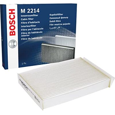 Bosch M2214 Standard Innenraumfilter filtert Pollen und Staub Ersatzfilter für bessere Luftqualität im Fahrzeuginnenraum Bosch M2214 Standard Innenraumfilter filtert Pollen und Staub Ersatzfilter für bessere Luftqualität im Fahrzeuginnenraum