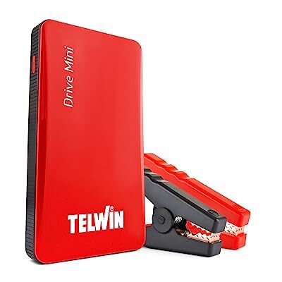 Telwin Drive Mini 12V 1000A Starthilfe Powerbank, Auto Batterie Booster, Notstarter für Autos, Motorräder und Fahrzeuge, Tragbare USB Ladegerät, Starthilfekabel, Überbrückungskabel, Kompact Telwin Drive Mini 12V 1000A Starthilfe Powerbank, Auto Batterie Booster, Notstarter für Autos, Motorräder und Fahrzeuge, Tragbare USB Ladegerät, Starthilfekabel, Überbrückungskabel, Kompact