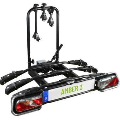 EUFAB 11555 Fahrradträger AMBER 3, E-Bike geeignet, teilweise vormontiert, Diebstahlschutz, für 3 Fahrräder, für Anhängerkupplung EUFAB 11555 Fahrradträger AMBER 3, E-Bike geeignet, teilweise vormontiert, Diebstahlschutz, für 3 Fahrräder, für Anhängerkupplung