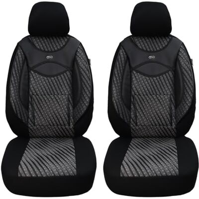 BREMER SITZBEZÜGE Maß Auto Schonbezüge kompatibel mit VW T6 T6.1 Multivan Fahrer & Beifahrer Set ab 2015-2021 / Auto Sitzbezüge Schonbezug Set Autositzbezüge 2er Pack in Schwarz/Grau Muster (115) BREMER SITZBEZÜGE Maß Auto Schonbezüge kompatibel mit VW T6 T6.1 Multivan Fahrer & Beifahrer Set ab 2015-2021 / Auto Sitzbezüge Schonbezug Set Autositzbezüge 2er Pack in Schwarz/Grau Muster (115)