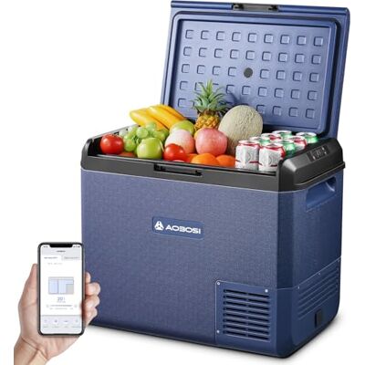 AAOBOSI Kompressor Kühlbox 60L: Camping Kuhlbox Kompressor mit APP-Steuerung, IPX4 Wasserdicht, 12V/230V, -20°C bis 20°C Kühlbox Elektrisch für Auto, LKW, Boot, Camping, Fischen & Outdoor AAOBOSI Kompressor Kühlbox 60L: Camping Kuhlbox Kompressor mit APP-Steuerung, IPX4 Wasserdicht, 12V/230V, -20°C bis 20°C Kühlbox Elektrisch für Auto, LKW, Boot, Camping, Fischen & Outdoor
