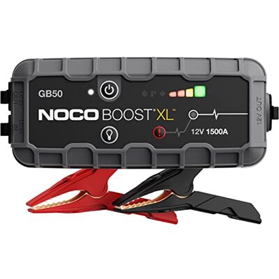 NOCO Boost GB50: 1500A UltraSafe Starthilfe Powerbank – 12V Lithium-Starthilfegerät & Starterkabel – Tragbarer Booster für Benziner bis 7,0L & Diesel bis 4,5L NOCO Boost GB50: 1500A UltraSafe Starthilfe Powerbank – 12V Lithium-Starthilfegerät & Starterkabel – Tragbarer Booster für Benziner bis 7,0L & Diesel bis 4,5L