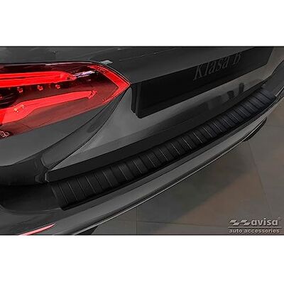 Avisa Matt-Schwarz Edelstahl Heckstoßstangenschutz kompatibel mit Mercedes B-Klasse III W247 / AMG 2018-, Mattschwarz Avisa Matt-Schwarz Edelstahl Heckstoßstangenschutz kompatibel mit Mercedes B-Klasse III W247 / AMG 2018-, Mattschwarz