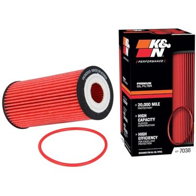K&N Ölfilter High Performance-Series kompatibel mit Audi, Volkswagen, Porsche (HP-7038), Rot K&N Ölfilter High Performance-Series kompatibel mit Audi, Volkswagen, Porsche (HP-7038), Rot
