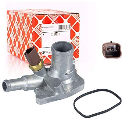 febi bilstein 34957 Thermostatgehäuse mit Temperaturschalter und Dichtung, 1 Stück febi bilstein 34957 Thermostatgehäuse mit Temperaturschalter und Dichtung, 1 Stück