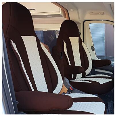 BREMER SITZBEZÜGE Maß Piloten Schonbezüge Sitzbezüge kompatibel mit Wohnmobil Ducato Weinsberg Adria Dethleffs Zubehör 2er Schonbezug Set inkl. Armlehnen-Bezüge in Braun/Beige WPL411 BREMER SITZBEZÜGE Maß Piloten Schonbezüge Sitzbezüge kompatibel mit Wohnmobil Ducato Weinsberg Adria Dethleffs Zubehör 2er Schonbezug Set inkl. Armlehnen-Bezüge in Braun/Beige WPL411