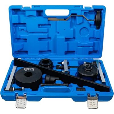 BGS 70149 Kupplungswerkzeug-Satz für VAG DSG Doppelkupplungsgetriebe Demontage, Montage und Einstellung Montagehebel, Brücke mit Spindel, Druckstück, Abzieher, Lineal, Endmaße BGS 70149 Kupplungswerkzeug-Satz für VAG DSG Doppelkupplungsgetriebe Demontage, Montage und Einstellung Montagehebel, Brücke mit Spindel, Druckstück, Abzieher, Lineal, Endmaße