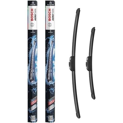 Bosch Aerotwin Aerotwin eAR 601 S Front-Scheibenwischer Set mit 2 Ersatz-Scheibenwischern und vormontiertem Multi-Clip-Adapter 2 Wischblätter, 600 mm und 400 mm in platzsparender Verpackung Bosch Aerotwin Aerotwin eAR 601 S Front-Scheibenwischer Set mit 2 Ersatz-Scheibenwischern und vormontiertem Multi-Clip-Adapter 2 Wischblätter, 600 mm und 400 mm in platzsparender Verpackung