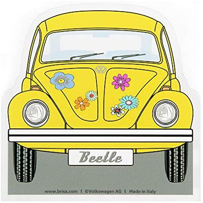 BRISA VW Collection Volkswagen Polycarbonat EIS-Kratzer-Scheiben-Schaber-Reif-Schnee-Entferner Winter-Auto-Zubehör im Käfer Design (Front/Gelb) BRISA VW Collection Volkswagen Polycarbonat EIS-Kratzer-Scheiben-Schaber-Reif-Schnee-Entferner Winter-Auto-Zubehör im Käfer Design (Front/Gelb)