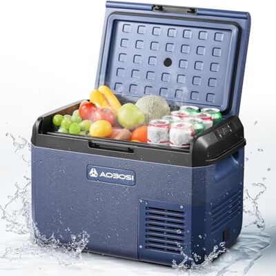 AAOBOSI Kompressor Kühlbox 25L, Tragbare Elektrische Kühlbox 12V/230V, IPX4 Wasserdicht, -20°C bis 20°C – Ideal für Auto, LKW, Boot, Camping, Reisen, Fischen, Garten & Outdoor-Aktivitäten AAOBOSI Kompressor Kühlbox 25L, Tragbare Elektrische Kühlbox 12V/230V, IPX4 Wasserdicht, -20°C bis 20°C – Ideal für Auto, LKW, Boot, Camping, Reisen, Fischen, Garten & Outdoor-Aktivitäten