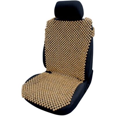 CORA 000127406 Sitzbezug Auto in-Kugeln Holz Natur CORA 000127406 Sitzbezug Auto in-Kugeln Holz Natur