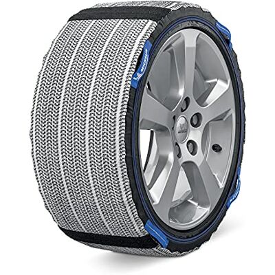 Michelin SOS Grip Evolution 9- hochleistungsfähige Textile Schneesocken Aus langlebigem Polyestergewebe, Notfall-Schneeketten für Autos, Schnelle & Einfache Montage, Perfekter Halt auf Schnee & Eis Michelin SOS Grip Evolution 9- hochleistungsfähige Textile Schneesocken Aus langlebigem Polyestergewebe, Notfall-Schneeketten für Autos, Schnelle & Einfache Montage, Perfekter Halt auf Schnee & Eis