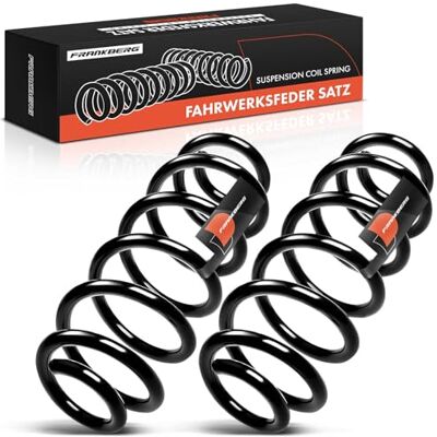 Frankberg 2x Federn Fahrwerksfeder Hinterachse Kompatibel mit Golf V 1K1 Golf VI 5K1 2.0 GTI Schrägheck 2004-2013 Replace# 1K0511115EB Frankberg 2x Federn Fahrwerksfeder Hinterachse Kompatibel mit Golf V 1K1 Golf VI 5K1 2.0 GTI Schrägheck 2004-2013 Replace# 1K0511115EB
