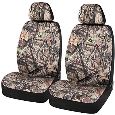 Mossy Oak Camo Sitzbezüge für niedrige Rückenlehne, hergestellt aus Baumwoll-Twill, Airbag-kompatibel, universell passend für die meisten Schalensitze, offizielles Lizenzprodukt Mossy Oak Camo Sitzbezüge für niedrige Rückenlehne, hergestellt aus Baumwoll-Twill, Airbag-kompatibel, universell passend für die meisten Schalensitze, offizielles Lizenzprodukt
