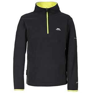 Trespass Jungen Ultraleichtes Fleece 130g/m² Etto, Black, 5/6, MCFLMFM10001_BLK5/6 Trespass Jungen Ultraleichtes Fleece 130g/m² Etto, Black, 5/6, MCFLMFM10001_BLK5/6