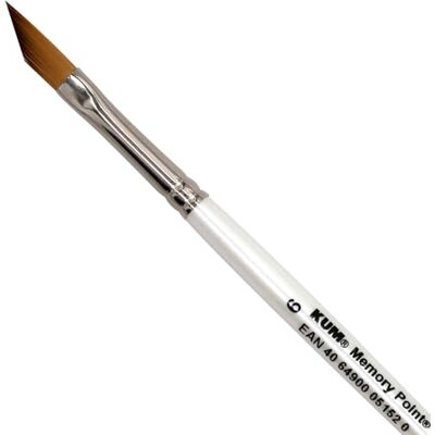 Kum Pinsel Memory Point Brush Holz Schrägspitze Gr. 6 - Pinsel Kum Pinsel Memory Point Brush Holz Schrägspitze Gr. 6 - Pinsel